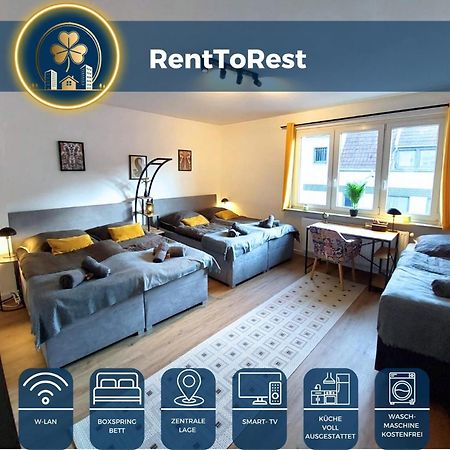 Rtr Essen - Fuer Bis Zu 8 Personen - Voll Ausgestattet - Zentral Limbecker Platz - Messe - Uniklinikum - Smart Tv - Modern Apartment Exterior photo
